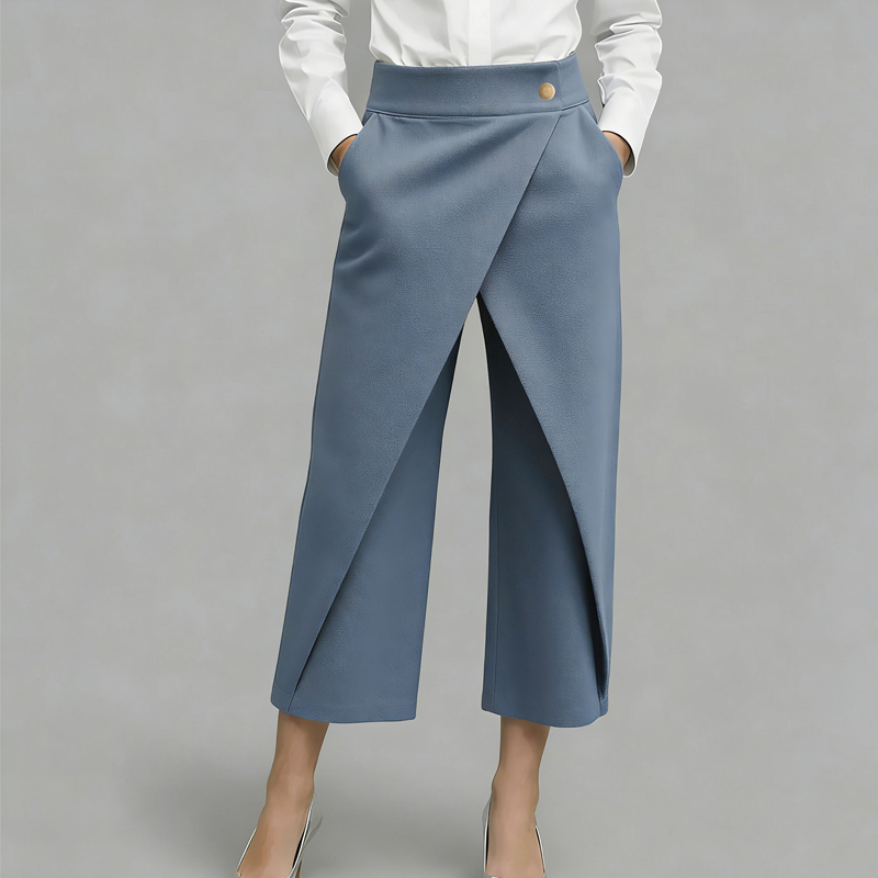 ✨👖 Calça cropped feminina casual com patchwork – estilo moderno e confortável  ✔ Versão 2 (dor + desejo)