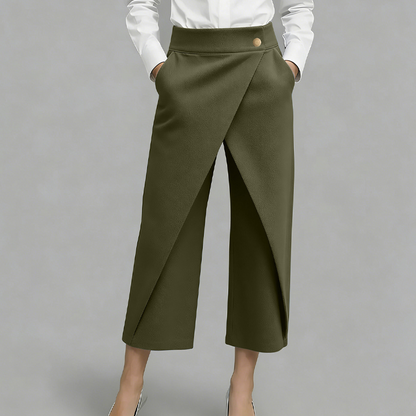 ✨👖 Calça cropped feminina casual com patchwork – estilo moderno e confortável  ✔ Versão 2 (dor + desejo)