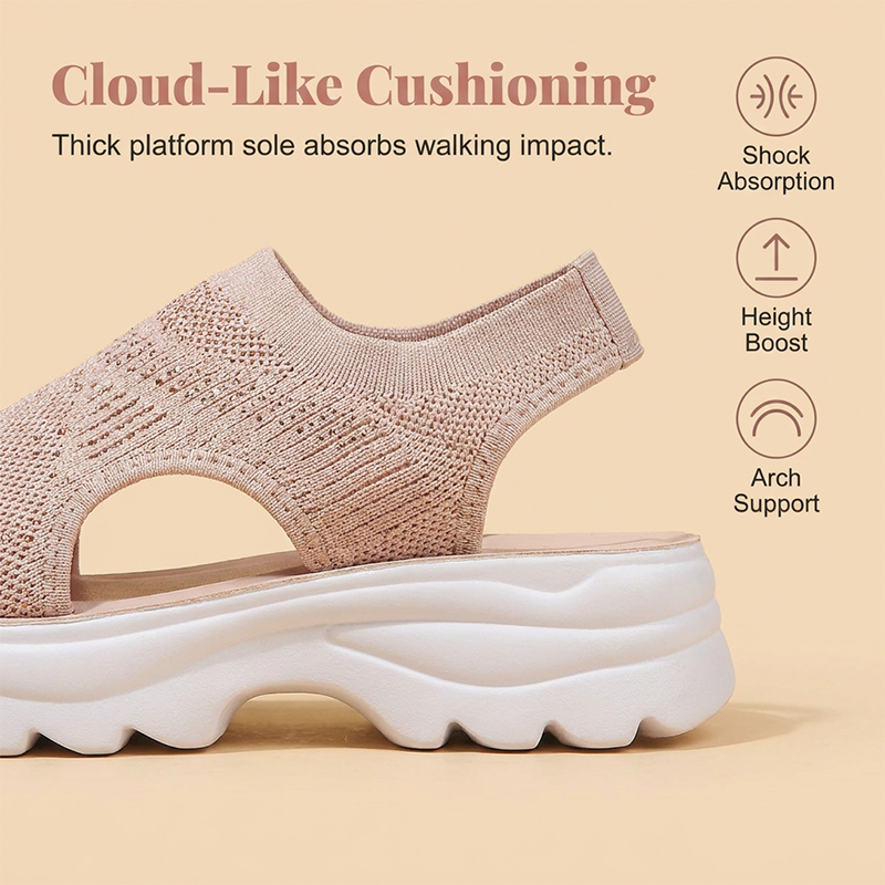 ✨New Arrivals at Special Prices-Women's Breathable Mesh Platform Sandals