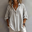 Women's Casual Striped Pullover Shirt