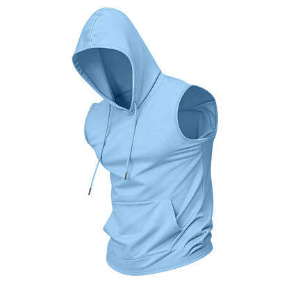 📢📢New Arrivals & Special Offers-Men's Sleeveless Workout Hoodie with Pocket