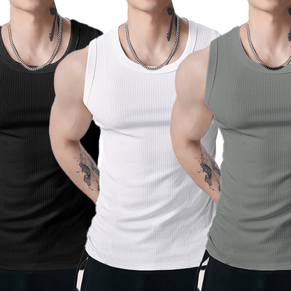 Men's Ribbed Muscle Tank Top