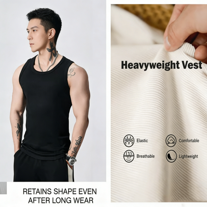 Men's Ribbed Muscle Tank Top