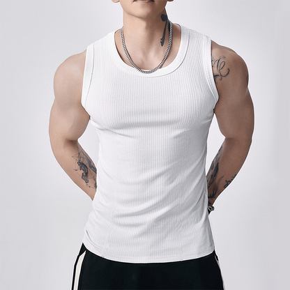 Men's Ribbed Muscle Tank Top
