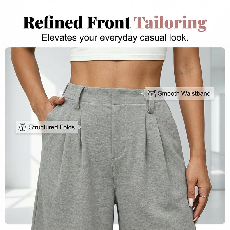 📢📢50% off new arrivals-Women's Casual High-Waist Pleated Shorts