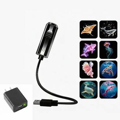 🌌✨ Projetor de luz galáxia e lua USB – transforme seu quarto em um universo mágico