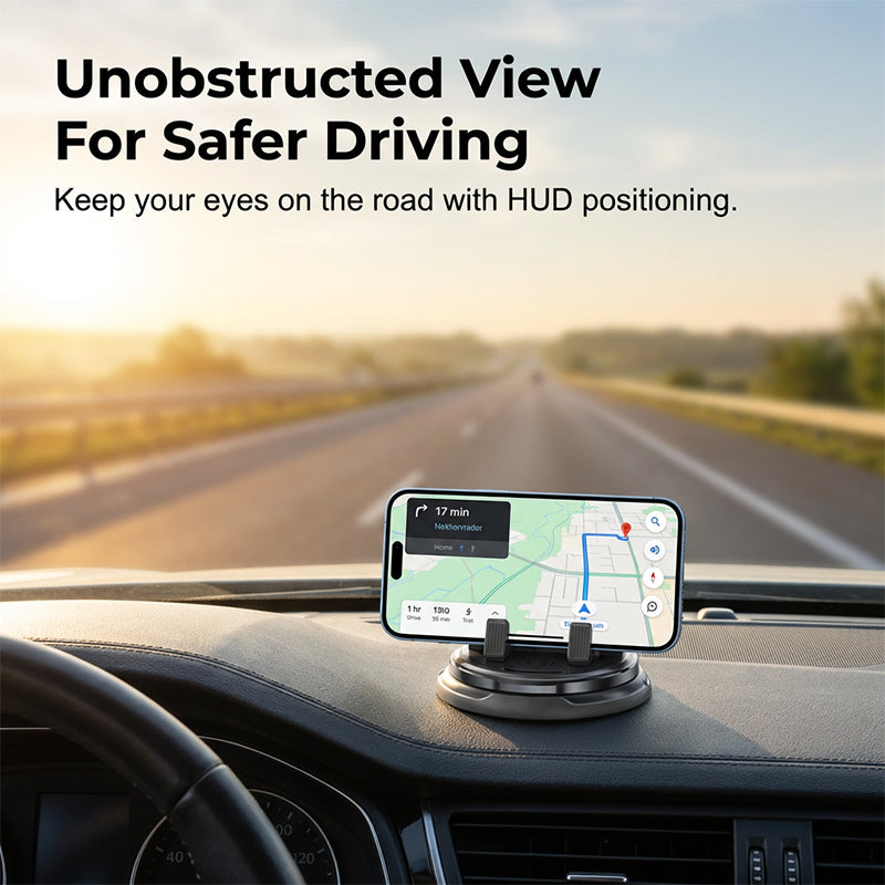 📱🚗 Suporte de celular para carro 360° – seguro, estável e ajustável
