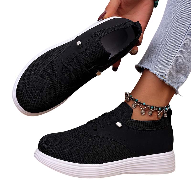 👟✨ Tênis feminino respirável slip-on confortável leve para caminhada diária