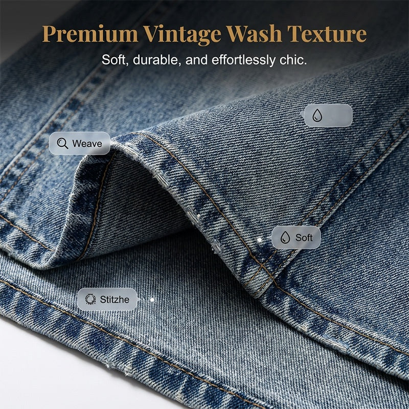 ✨👗 Saia maxi jeans assimétrica com fenda – estilo moderno e elegante