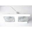 ✨💡 Ventilador de teto duplo LED E27 – iluminação + ventilação potente 2 em 1