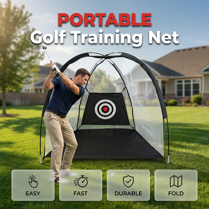 ⛳🏌️‍♂️ Rede de treino de golfe portátil – pratique suas tacadas em casa