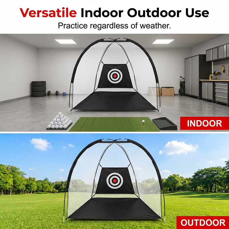 ⛳🏌️‍♂️ Rede de treino de golfe portátil – pratique suas tacadas em casa