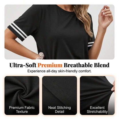 👗✨ Conjunto de moletom feminino de duas peças confortável e estiloso para uso diário