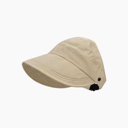 ⏳50% de desconto por tempo limitado⏰Chapéu de sol tipo meio boné de aba larga com fecho de gancho👒☀️