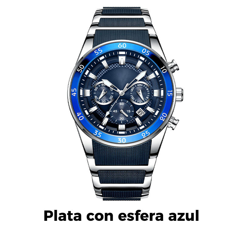 ✨⌚ Relógio masculino de quartzo à prova d’água elegante e multifuncional