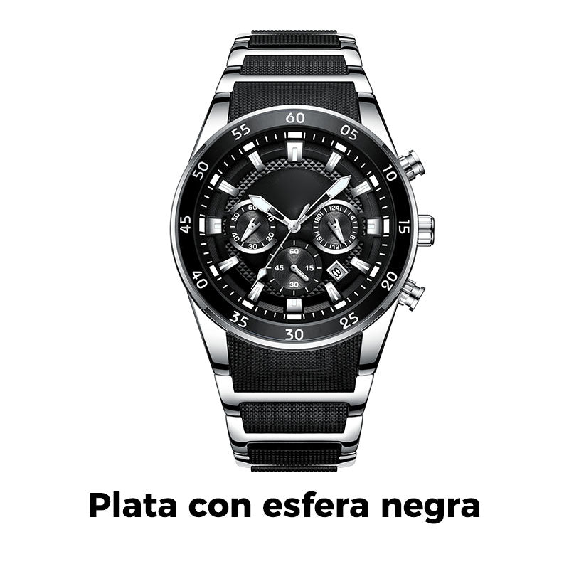 ✨⌚ Relógio masculino de quartzo à prova d’água elegante e multifuncional