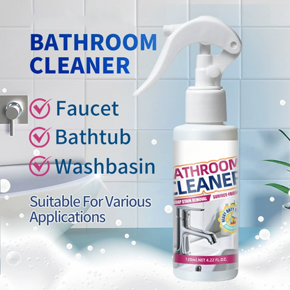 ✨🚿 Limpeza potente para banheiro – remove calcário e manchas difíceis em segundos