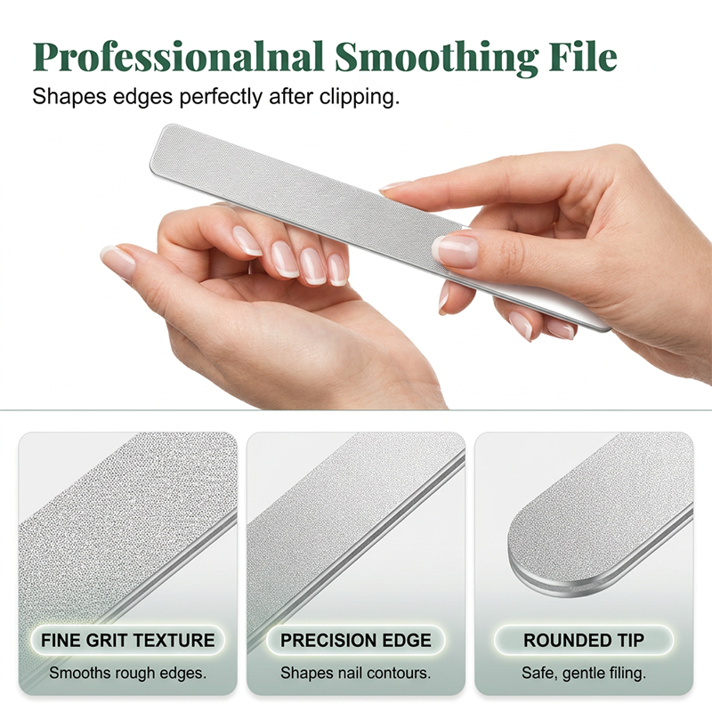 💅✨ Kit profissional para unhas dos pés – corte preciso e acabamento perfeito em casa