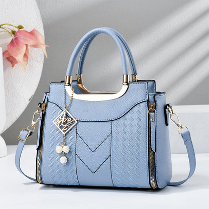👜✨ Bolsa feminina premium com costura em V – elegante, espaçosa e versátil