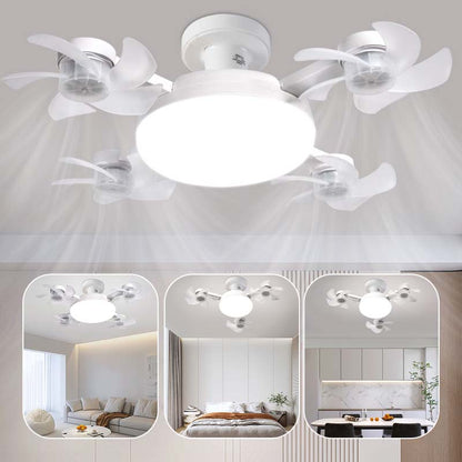 💡🌀 Ventilador de teto LED moderno com controle remoto – conforto e iluminação 2 em 1