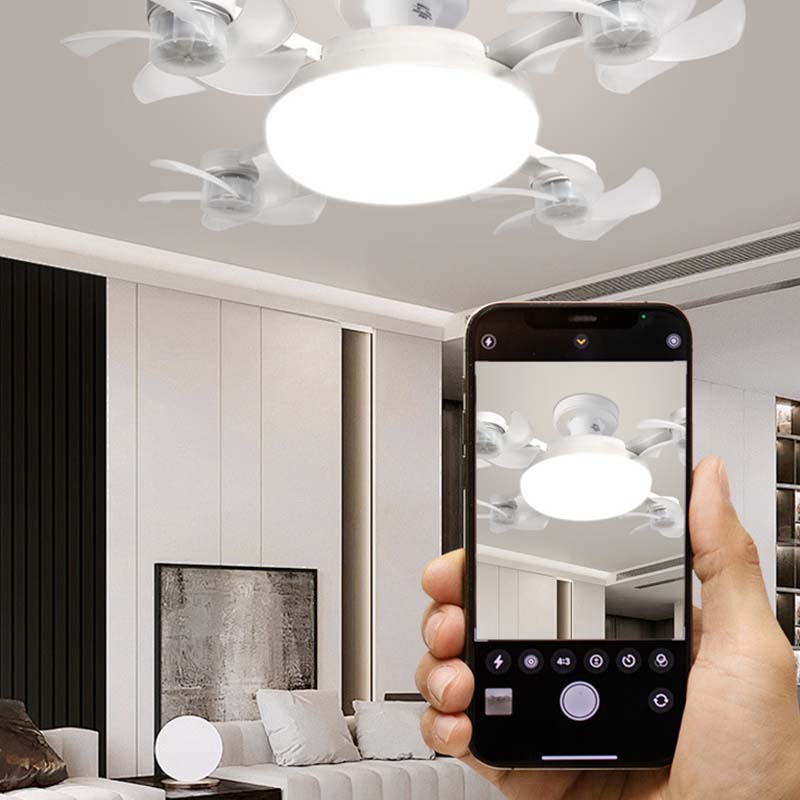💡🌀 Ventilador de teto LED moderno com controle remoto – conforto e iluminação 2 em 1