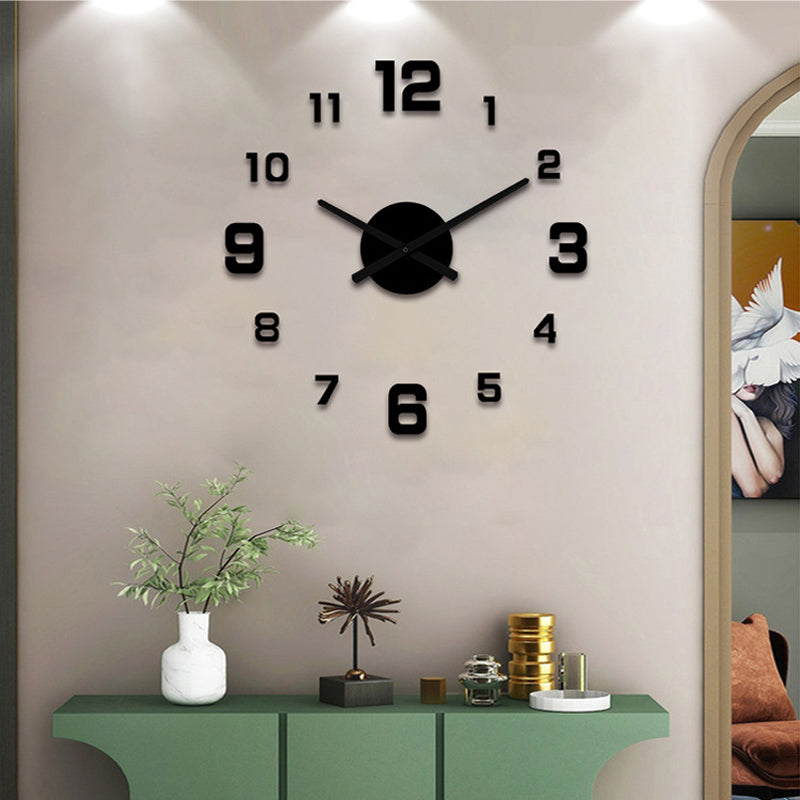🕒 Relógio de Parede 3D Acrílico Luminoso – Decoração Moderna com Efeito Profundo e Instalação Sem Furos