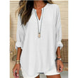 👚✨ Blusa feminina respirável com decote em V – conforto e estilo para o dia a dia