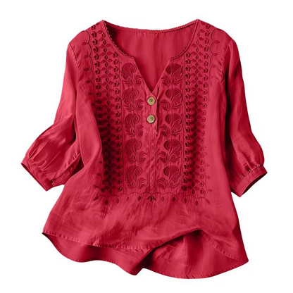 ⌛Oferta por tempo limitado — Camiseta feminina de manga curta, estilo artístico e respirável
