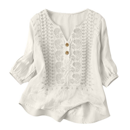 ⌛Oferta por tempo limitado — Camiseta feminina de manga curta, estilo artístico e respirável