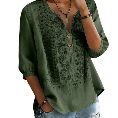 ⌛Oferta por tempo limitado — Camiseta feminina de manga curta, estilo artístico e respirável