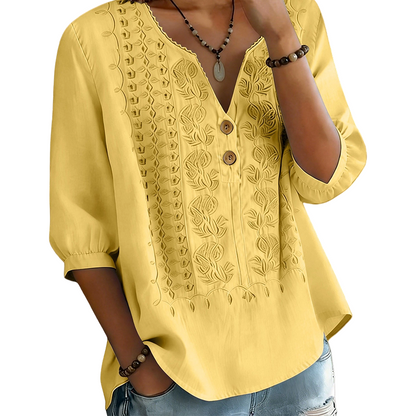 ⌛Oferta por tempo limitado — Camiseta feminina de manga curta, estilo artístico e respirável