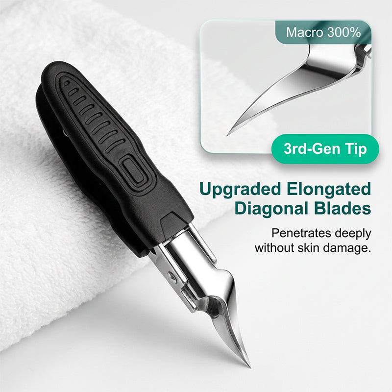 ✂️Conjunto profissional 3 em 1 para pedicure – Ferramenta de precisão para unhas em aço inoxidável ✨