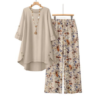 💥50% de desconto nas novidades — Blusa feminina de algodão e linho com manga curta