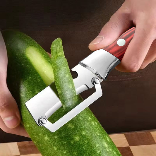 🔪✨ Descascador Multifuncional em Aço Inoxidável – Rápido, Resistente e Ultra Preciso