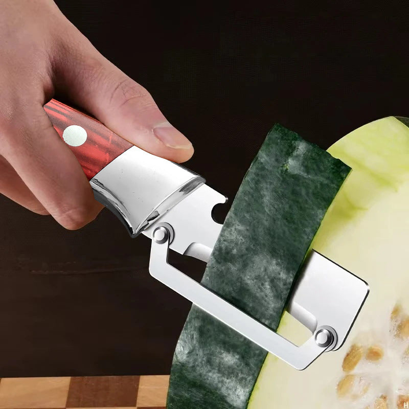 🔪✨ Descascador Multifuncional em Aço Inoxidável – Rápido, Resistente e Ultra Preciso