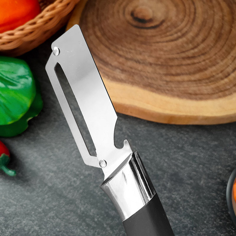 🔪✨ Descascador Multifuncional em Aço Inoxidável – Rápido, Resistente e Ultra Preciso