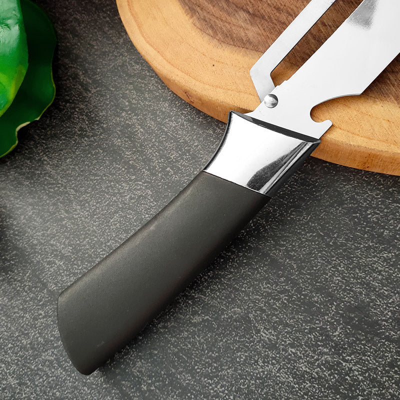 🔪✨ Descascador Multifuncional em Aço Inoxidável – Rápido, Resistente e Ultra Preciso