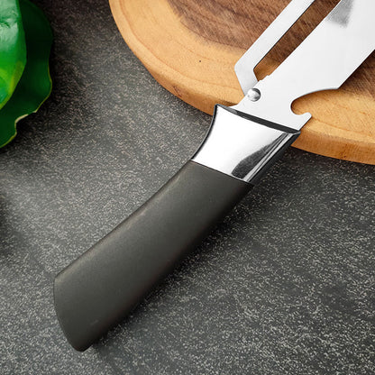 🔪✨ Descascador Multifuncional em Aço Inoxidável – Rápido, Resistente e Ultra Preciso