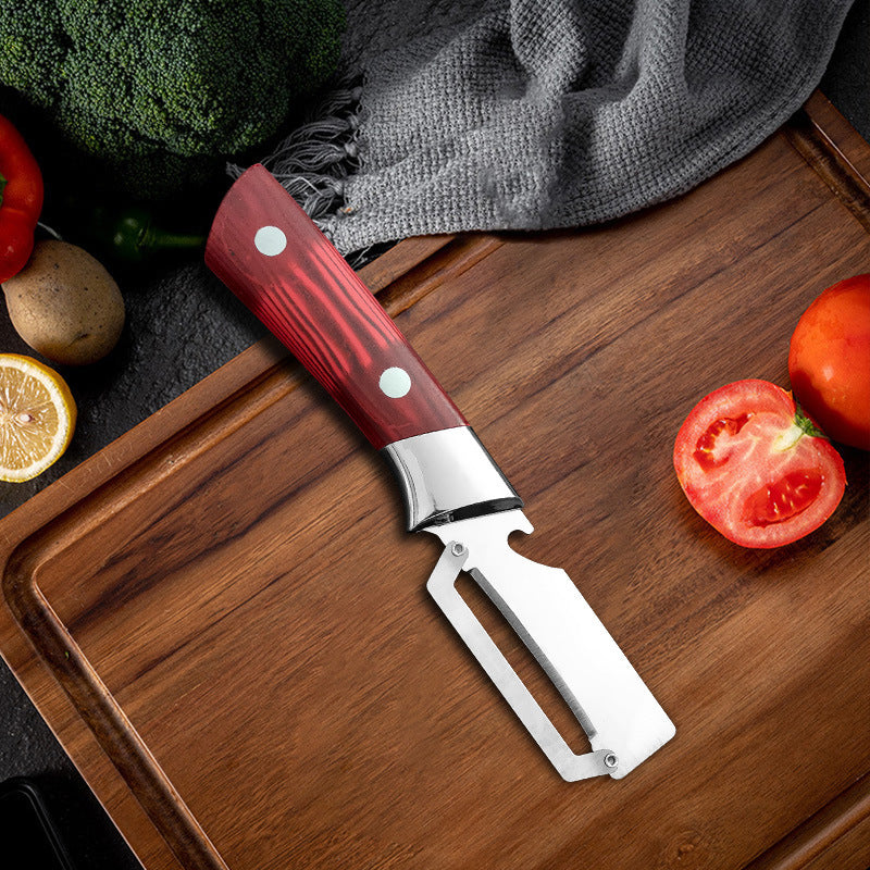 🔪✨ Descascador Multifuncional em Aço Inoxidável – Rápido, Resistente e Ultra Preciso