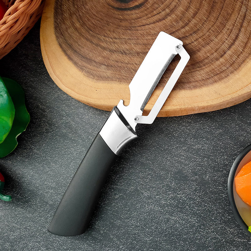 🔪✨ Descascador Multifuncional em Aço Inoxidável – Rápido, Resistente e Ultra Preciso