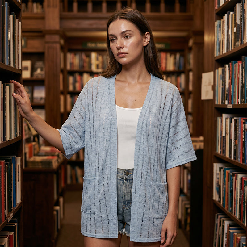 🌿✨ Cardigã Leve de Verão Feminino – Elegância e Frescor para Todos os Looks
