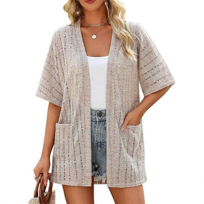 🌿✨ Cardigã Leve de Verão Feminino – Elegância e Frescor para Todos os Looks