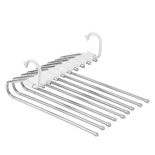 ⌛Promoção por tempo limitado-Cabides para calças com várias camadas que economizam espaço