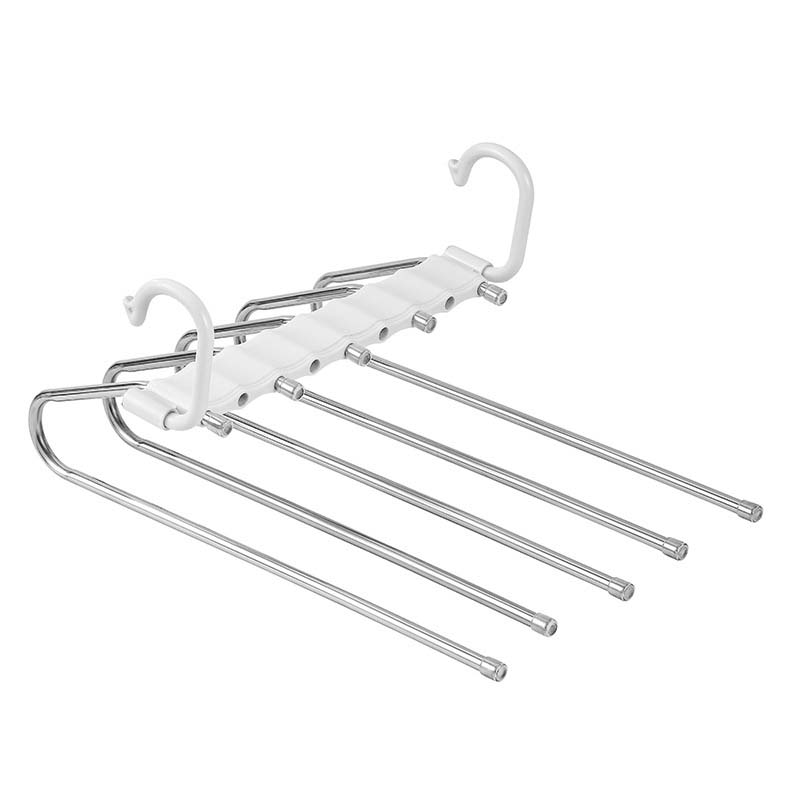 Cabides para calças com várias camadas que economizam espaço
