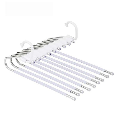 Cabides para calças com várias camadas que economizam espaço