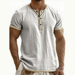 ⌛Limited-Time Offer-Men's Short Sleeve Breathable Henley Shirt