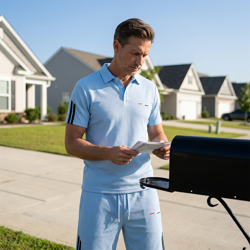 👕🩳 סט גברים קז'ואל – חולצה קצרה ומכנסיים קצרים | תערובת כותנה נושמת