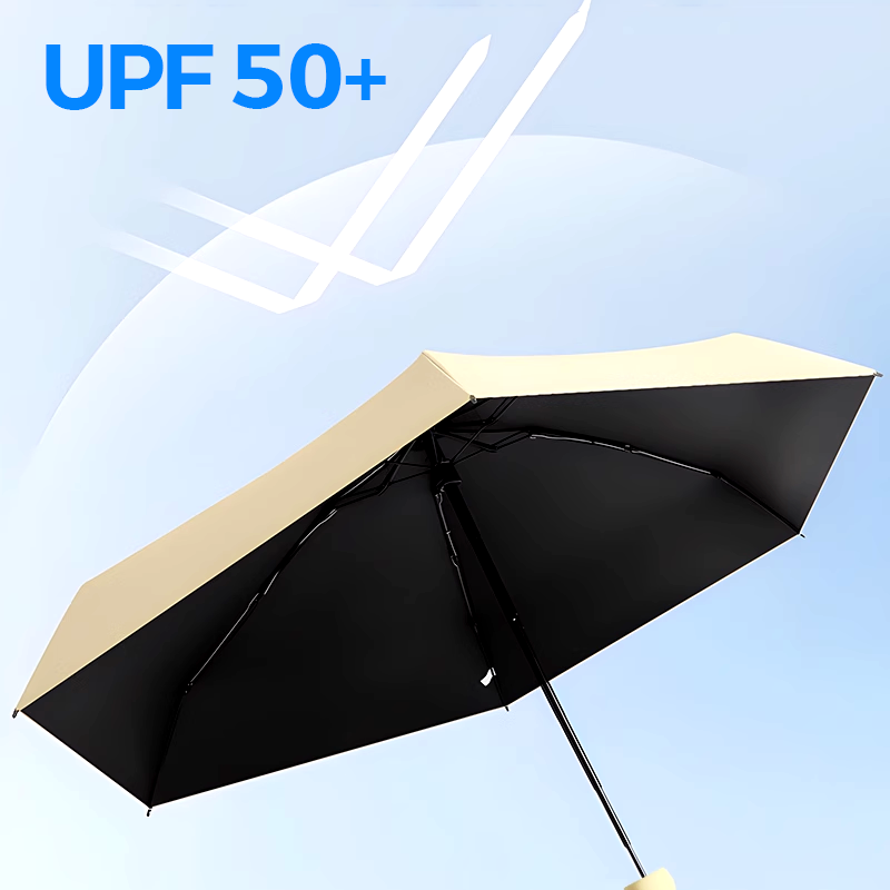 Guarda-chuva compacto dobrável com proteção UV