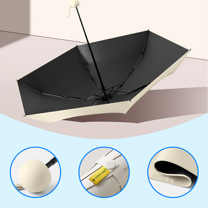 Guarda-chuva compacto dobrável com proteção UV