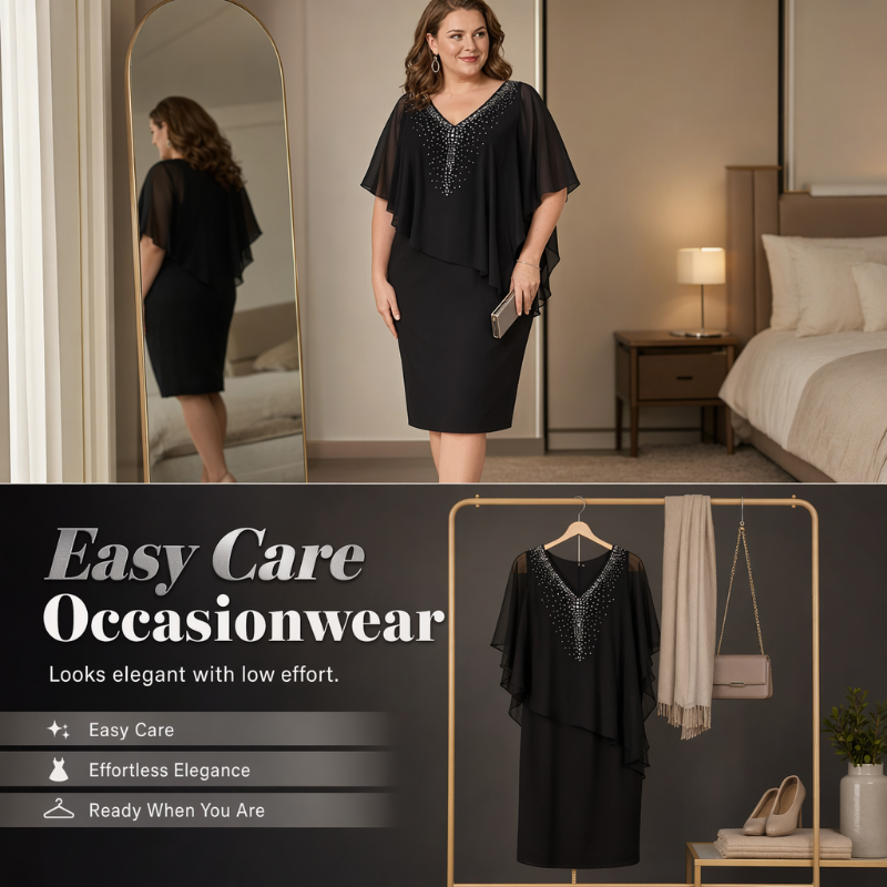 ⌛Limited-Time Offer-Women Elegant V Neck Evening Dress